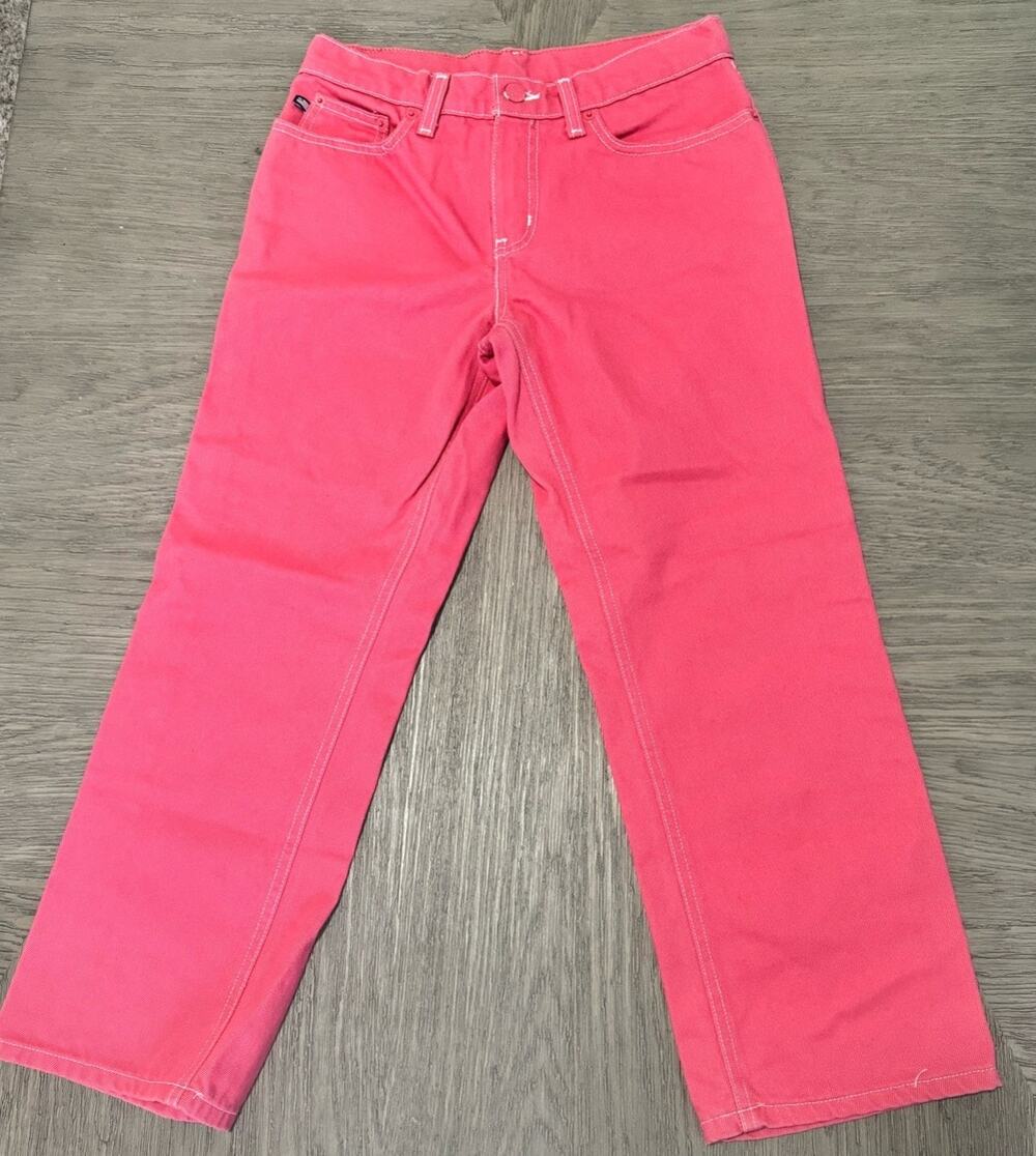 Ralph Lauren Pink Cropped Saturday Jeans, Size 2